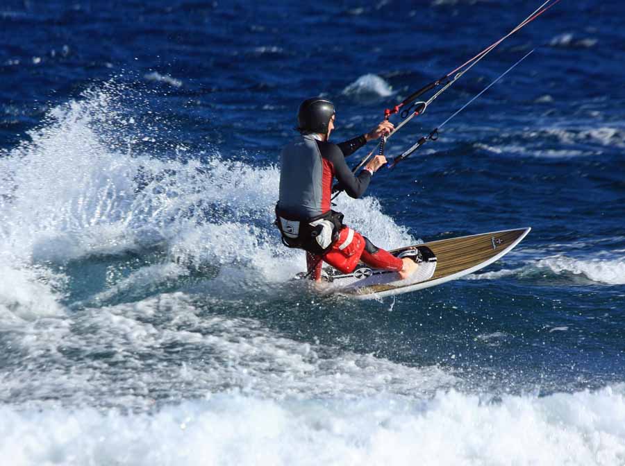 Windsurfing i kitesurfing w El Medano  i El Cabezo, czyli 13.01.2013 na Teneryfie