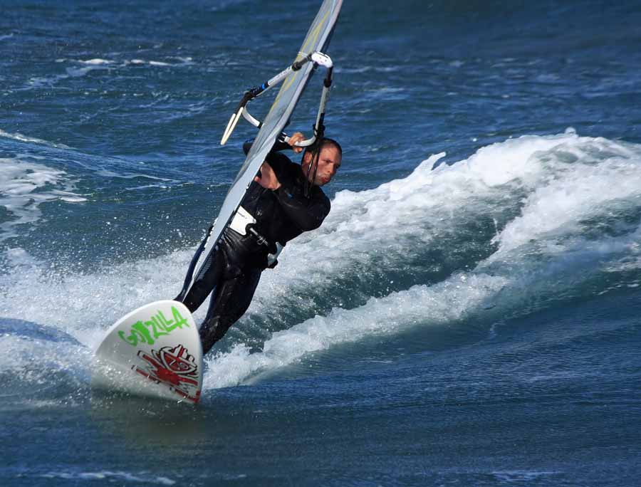 Windsurfing i kitesurfing w El Medano  i El Cabezo, czyli 13.01.2013 na Teneryfie