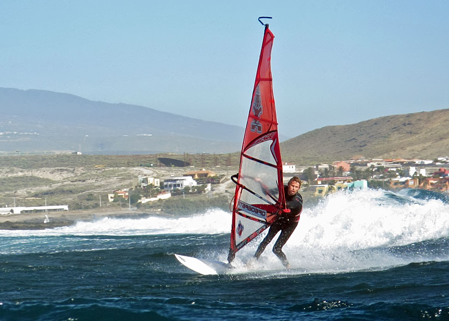 Windsurfing i kitesurfing w El Medano  i El Cabezo, czyli 15.01.2013 na Teneryfie