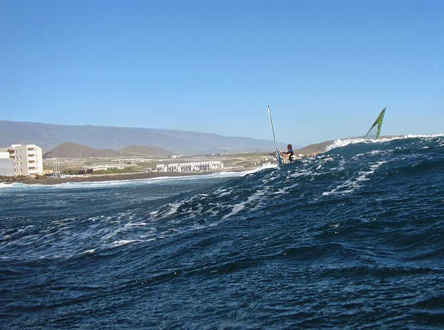 Windsurfing i kitesurfing w El Medano  i El Cabezo, czyli 15.01.2013 na Teneryfie