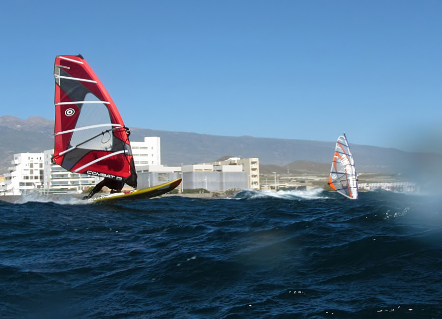 Windsurfing i kitesurfing w El Medano  i El Cabezo, czyli 15.01.2013 na Teneryfie