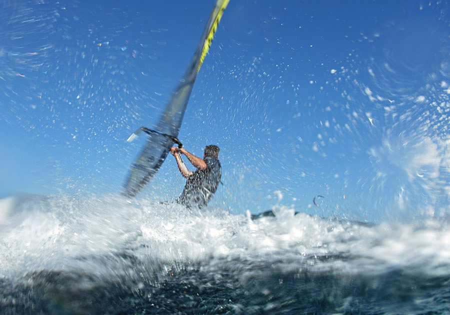 Windsurfing i kitesurfing w El Medano  i El Cabezo, czyli 15.01.2013 na Teneryfie