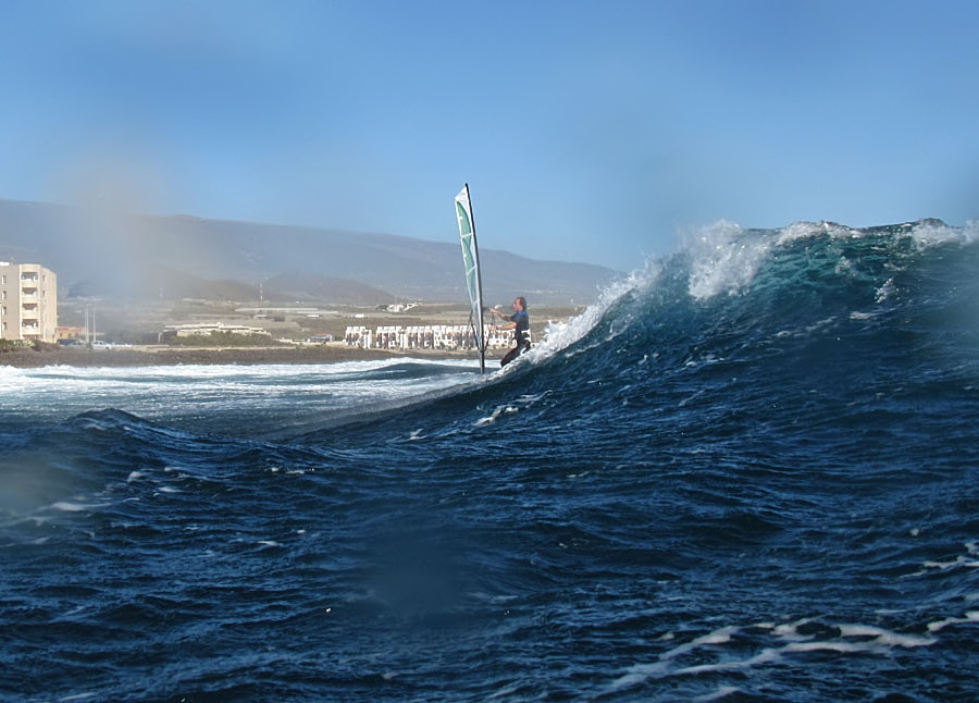 Windsurfing i kitesurfing w El Medano  i El Cabezo, czyli 15.01.2013 na Teneryfie