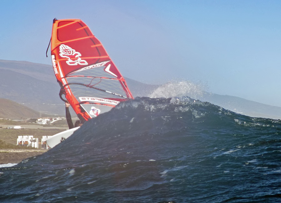 Windsurfing i kitesurfing w El Medano  i El Cabezo, czyli 15.01.2013 na Teneryfie