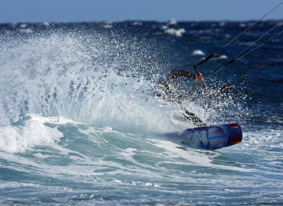 Windsurfing i kitesurfing w El Medano  i El Cabezo, czyli 22.01.2013 na Teneryfie