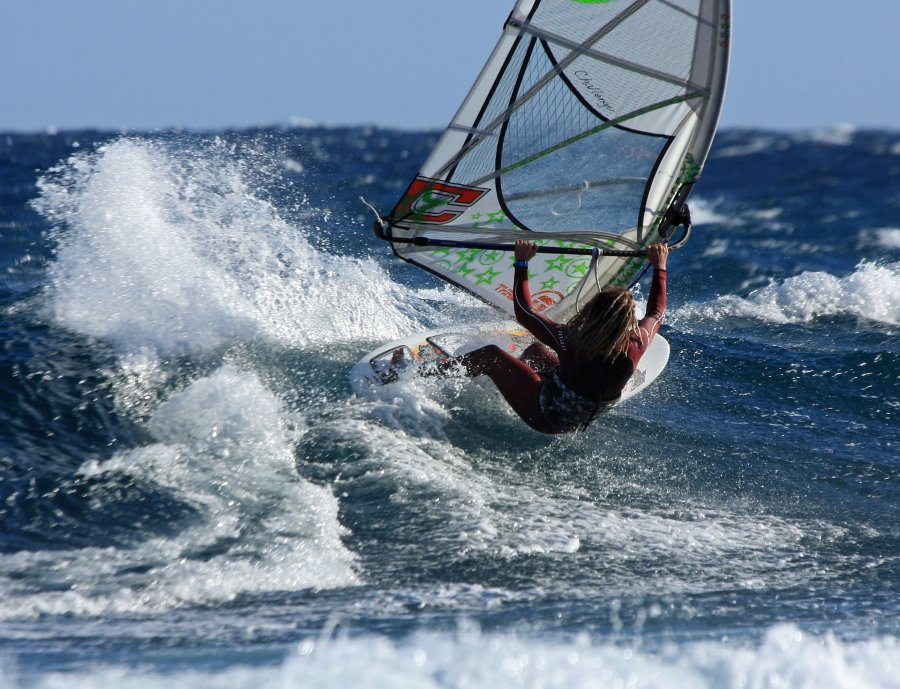 Windsurfing i kitesurfing w El Medano  i El Cabezo, czyli 22.01.2013 na Teneryfie