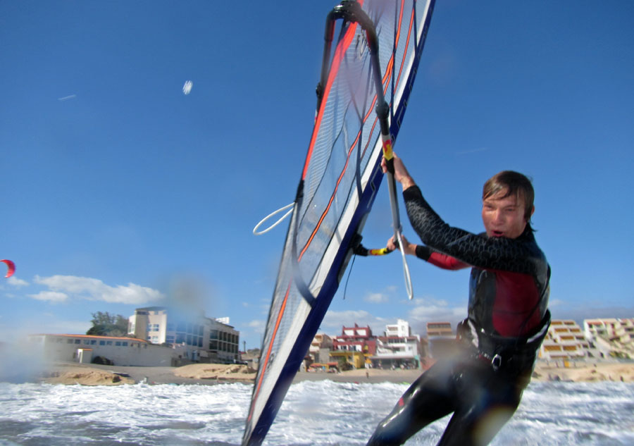 Windsurfing i kitesurfing w El Medano  i El Cabezo, czyli 23.01.2013 na Teneryfie