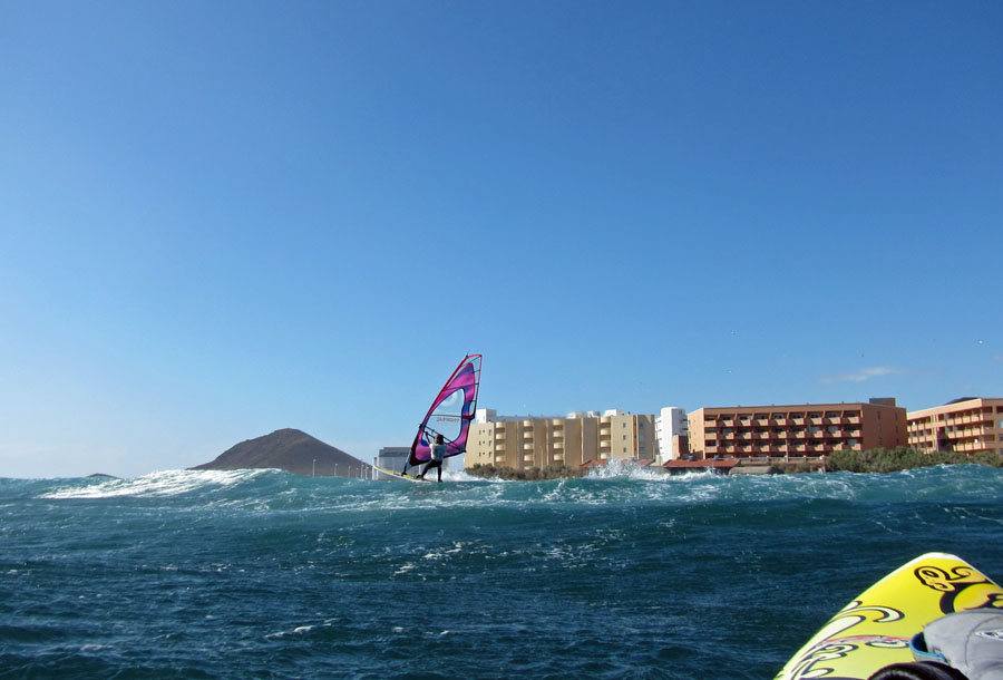 Windsurfing i kitesurfing w El Medano  i El Cabezo, czyli 23.01.2013 na Teneryfie