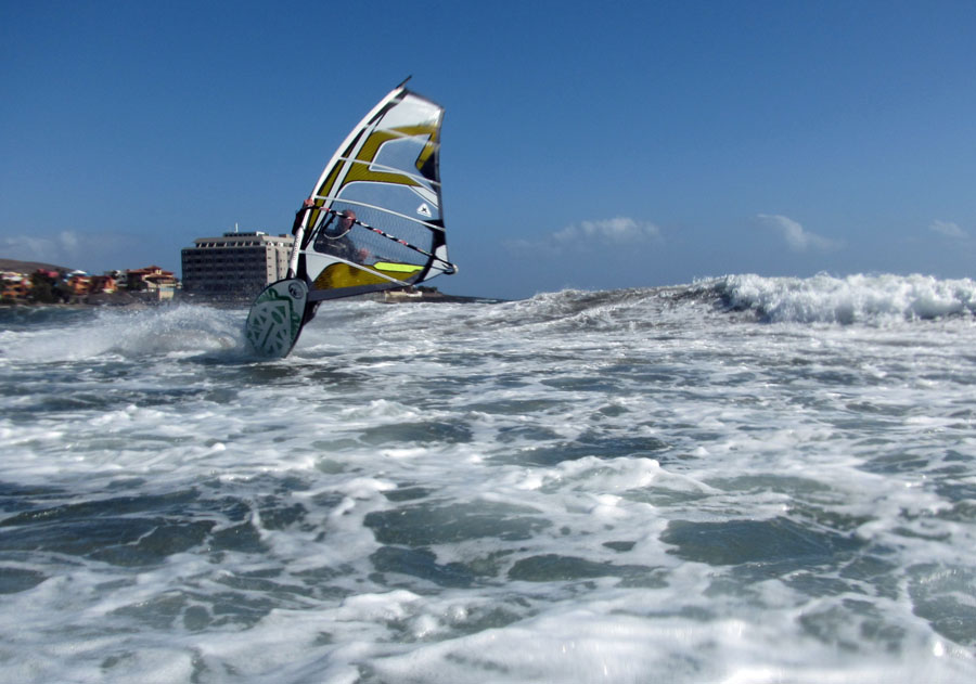 Windsurfing i kitesurfing w El Medano  i El Cabezo, czyli 23.01.2013 na Teneryfie