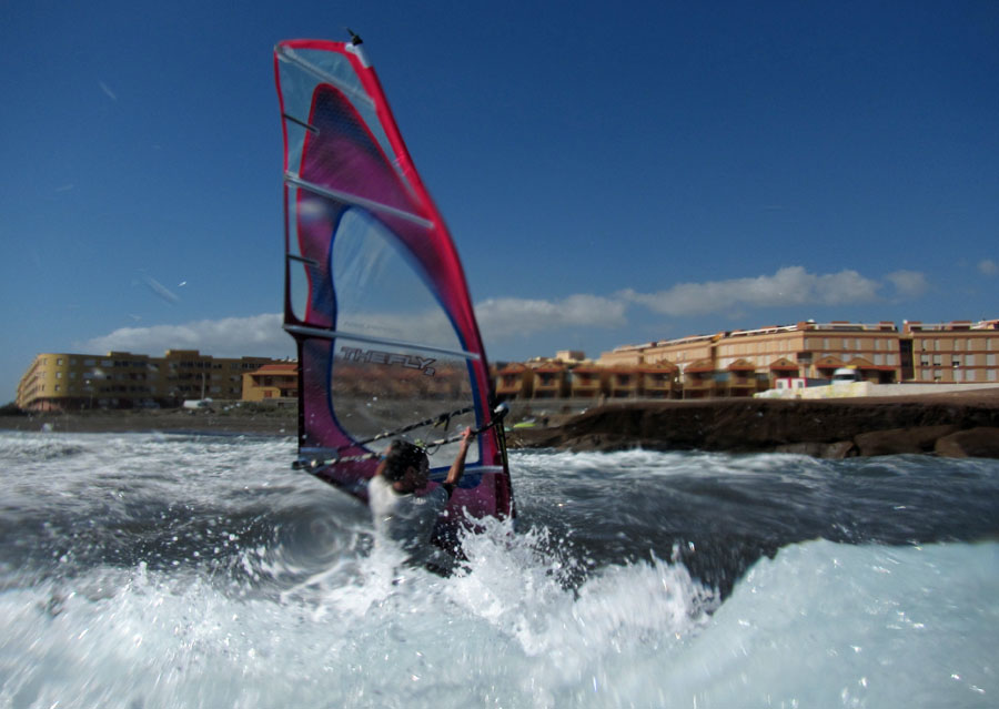 Windsurfing i kitesurfing w El Medano  i El Cabezo, czyli 23.01.2013 na Teneryfie