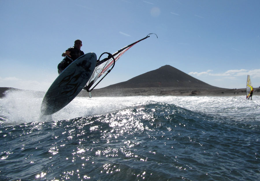 Windsurfing i kitesurfing w El Medano  i El Cabezo, czyli 23.01.2013 na Teneryfie