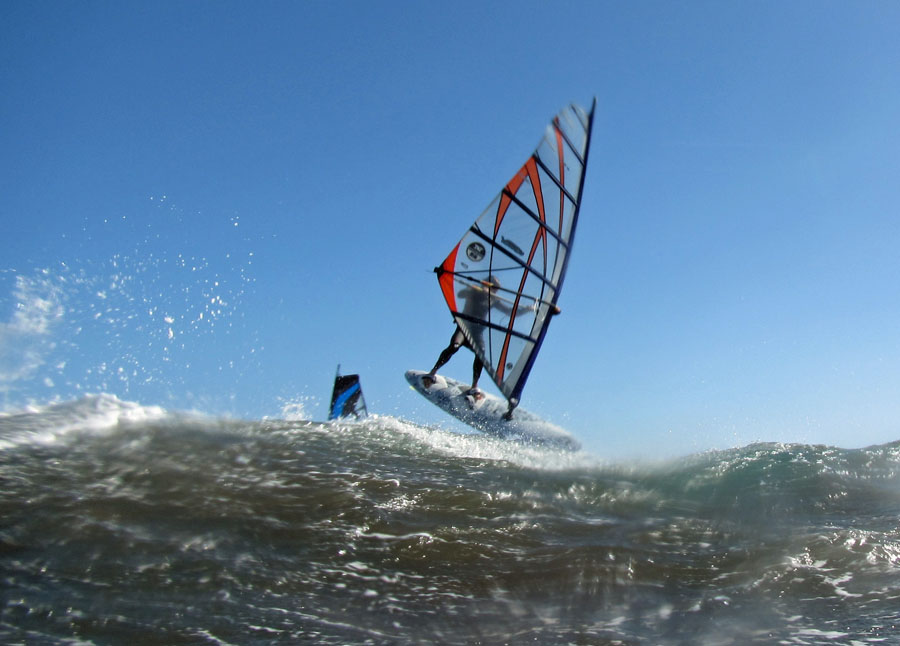 Windsurfing i kitesurfing w El Medano  i El Cabezo, czyli 23.01.2013 na Teneryfie