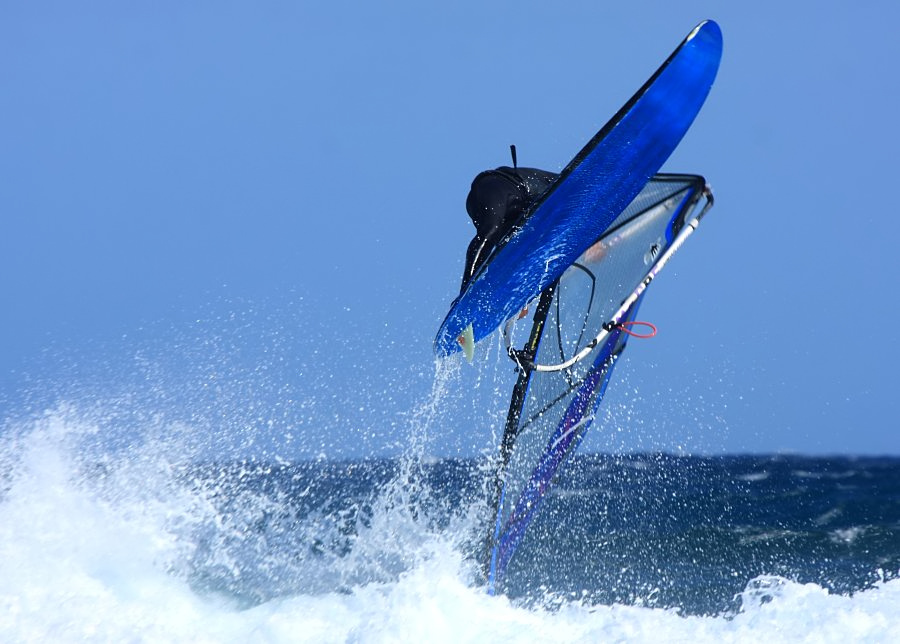 Windsurfing i kitesurfing w El Medano  i El Cabezo, czyli 24.01.2013 na Teneryfie