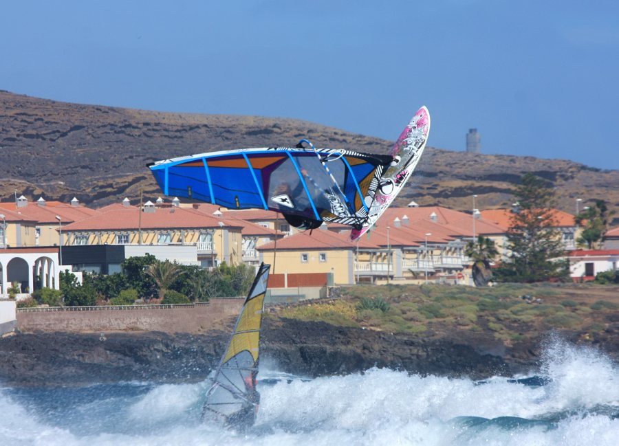 Windsurfing i kitesurfing w El Medano  i El Cabezo, czyli 24.01.2013 na Teneryfie