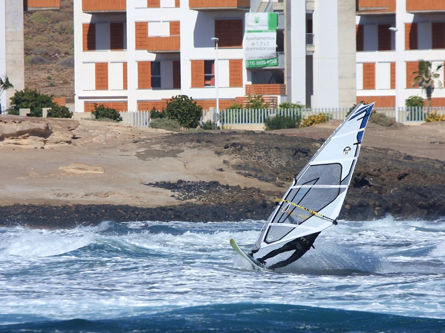 Windsurfing i kitesurfing w El Medano  i El Cabezo, czyli 24.01.2013 na Teneryfie