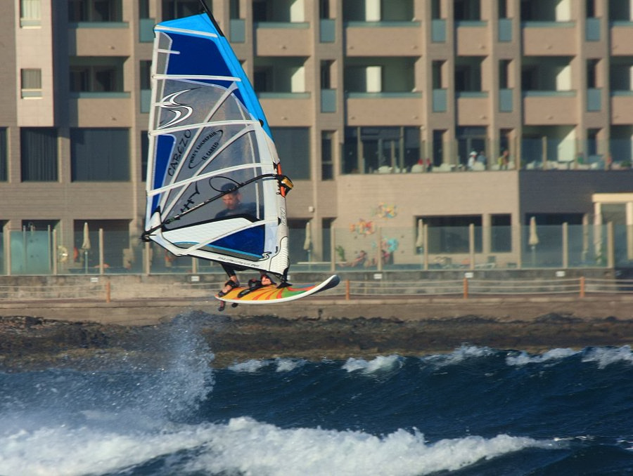 Windsurfing i kitesurfing w El Medano  i El Cabezo, czyli 24.01.2013 na Teneryfie