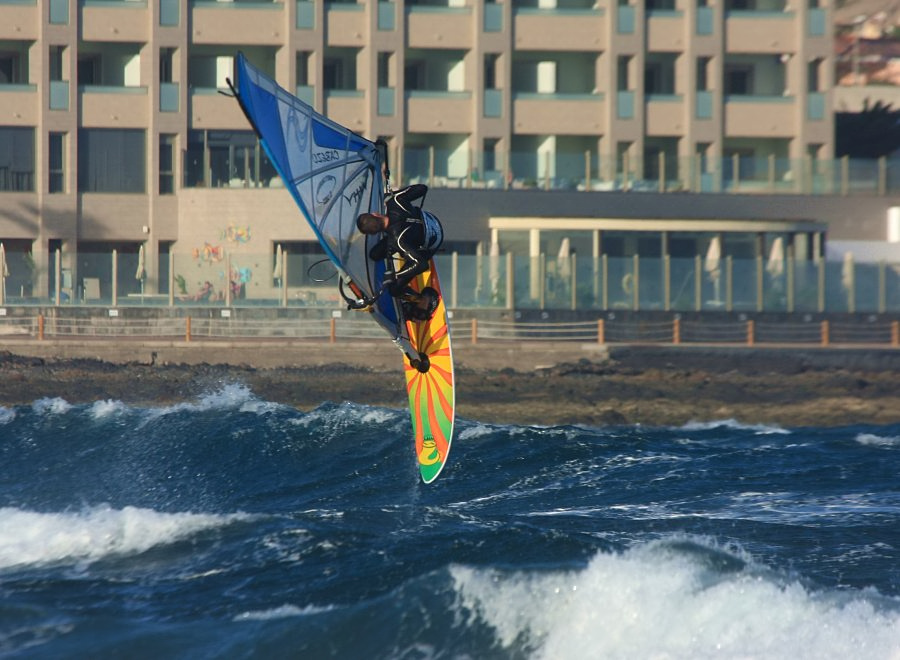 Windsurfing i kitesurfing w El Medano  i El Cabezo, czyli 24.01.2013 na Teneryfie