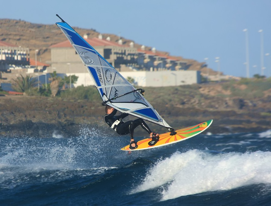 Windsurfing i kitesurfing w El Medano  i El Cabezo, czyli 24.01.2013 na Teneryfie