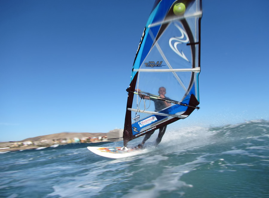 Windsurfing i kitesurfing w El Medano  i El Cabezo, czyli 27.01.2013 na Teneryfie