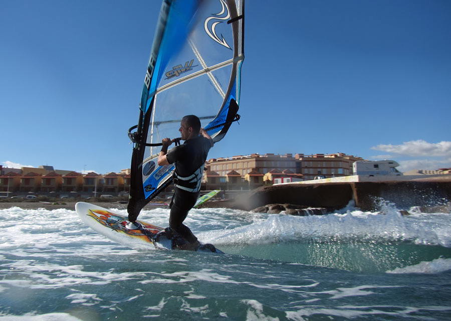 Windsurfing i kitesurfing w El Medano  i El Cabezo, czyli 27.01.2013 na Teneryfie