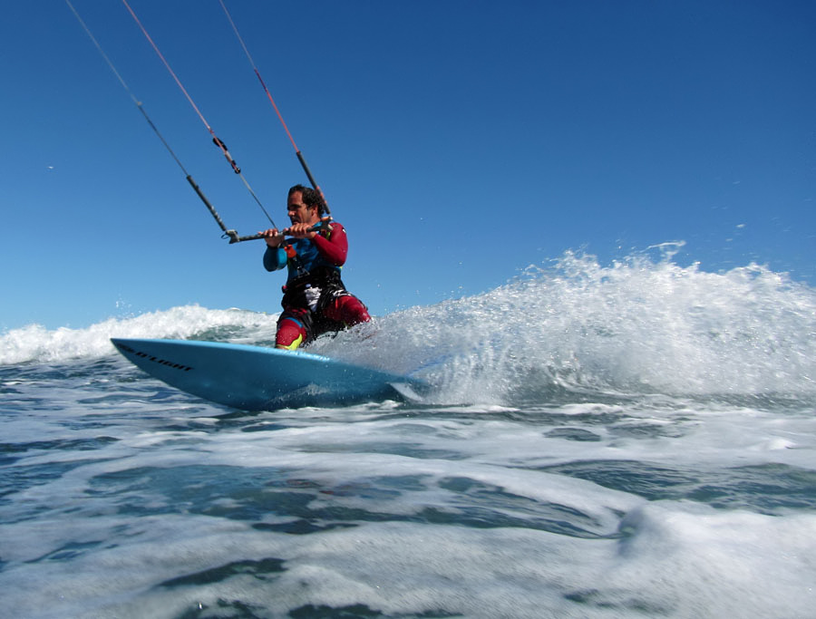 Windsurfing i kitesurfing w El Medano  i El Cabezo, czyli 27.01.2013 na Teneryfie