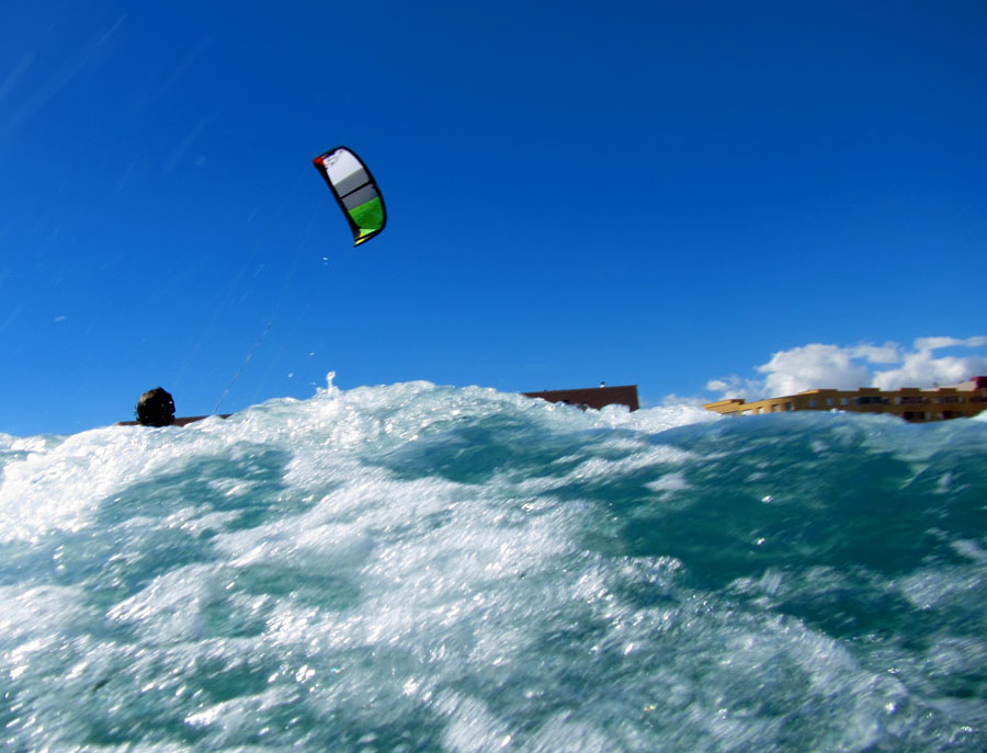 Windsurfing i kitesurfing w El Medano  i El Cabezo, czyli 27.01.2013 na Teneryfie