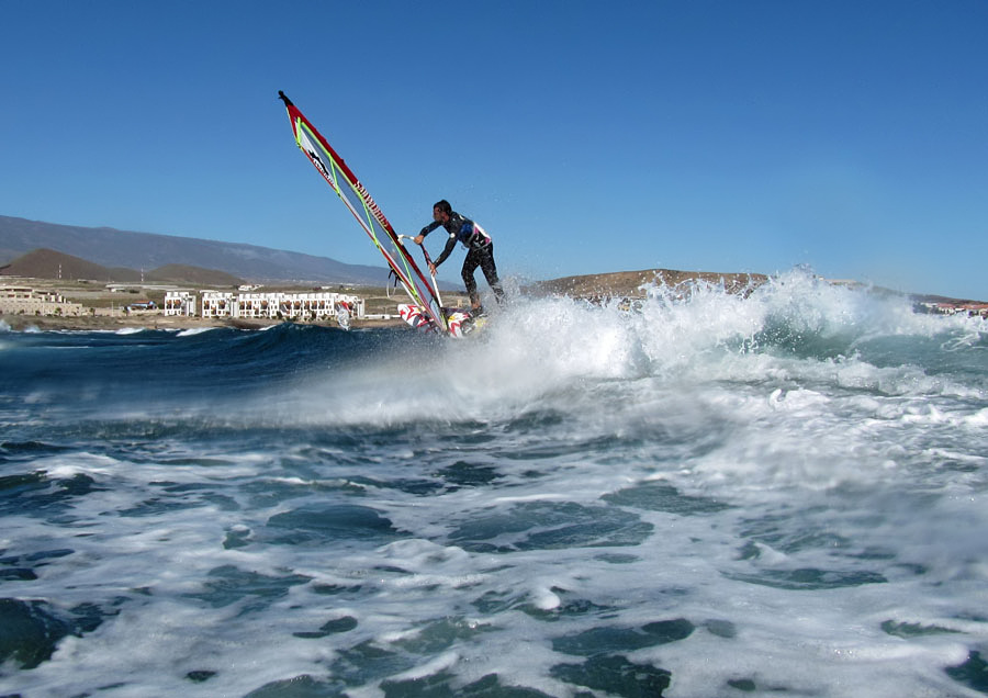 Windsurfing i kitesurfing w El Medano  i El Cabezo, czyli 27.01.2013 na Teneryfie