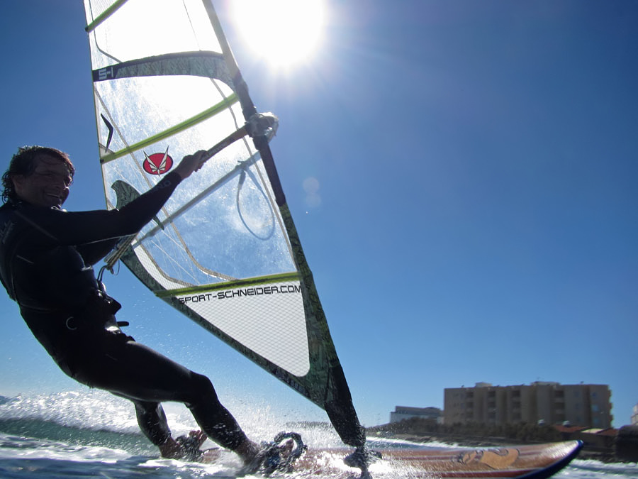Windsurfing i kitesurfing w El Medano  i El Cabezo, czyli 27.01.2013 na Teneryfie