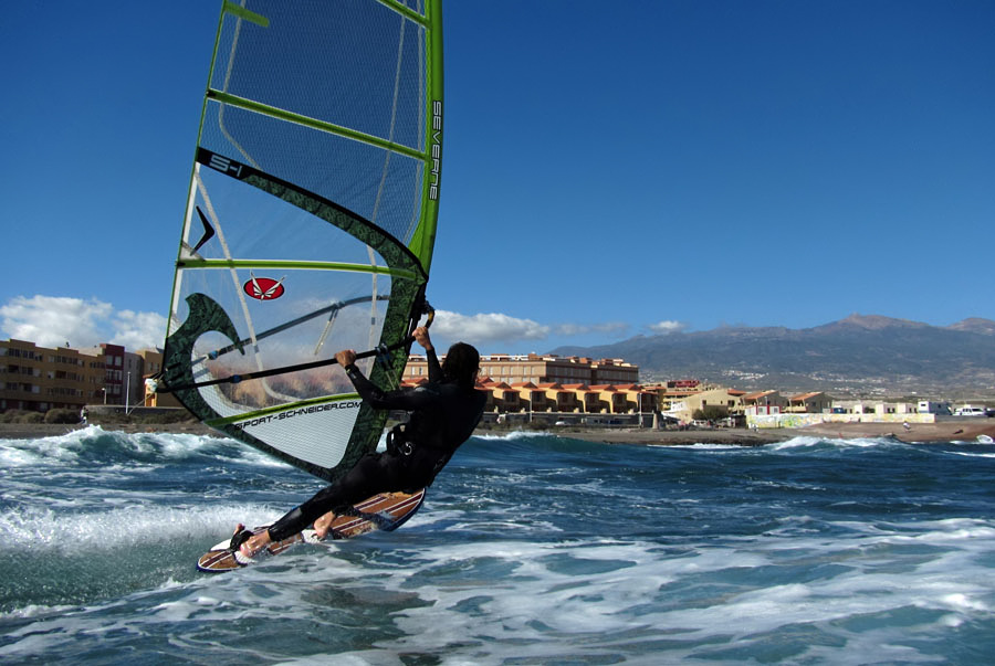 Windsurfing i kitesurfing w El Medano  i El Cabezo, czyli 27.01.2013 na Teneryfie