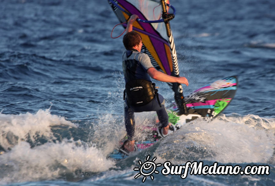 Windsurfing on Playa del Cabezo in El Medano on Tenerife