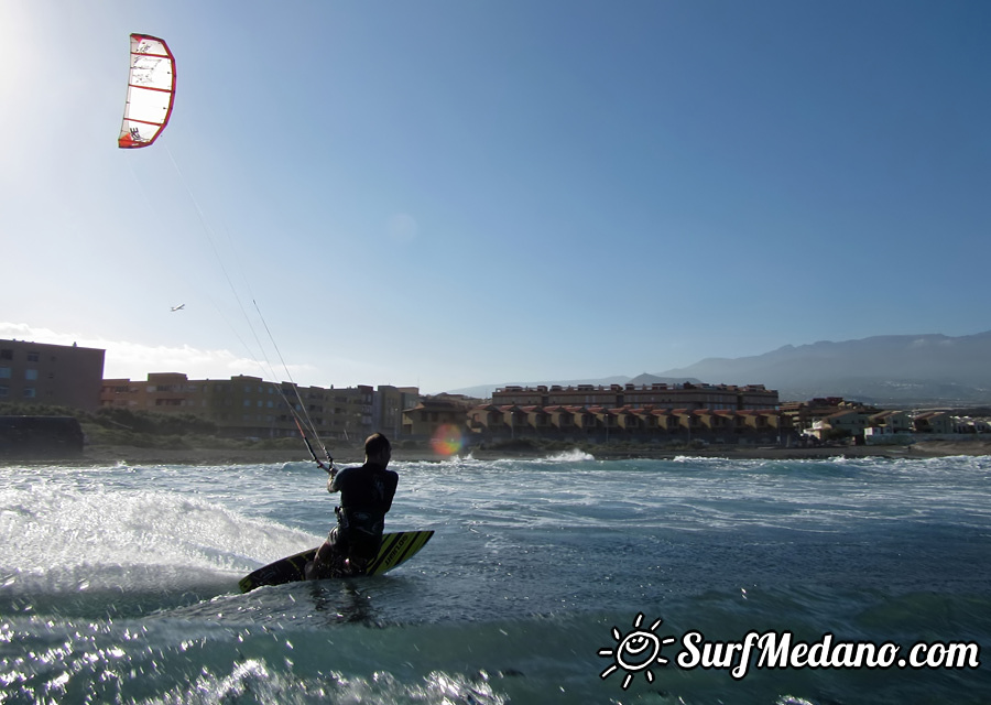 Windsurfing on Playa del Cabezo in El Medano on Tenerife