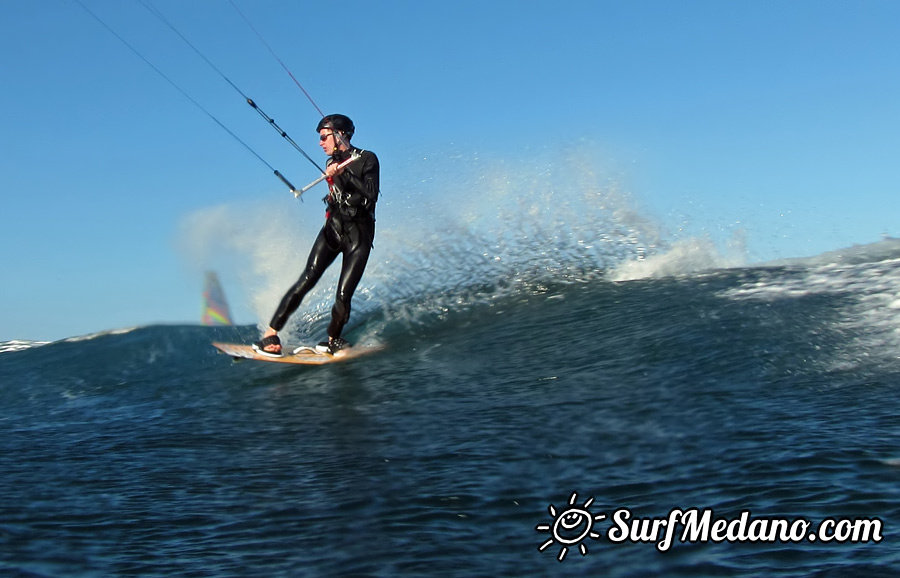 Windsurfing on Playa del Cabezo in El Medano on Tenerife
