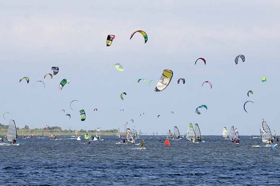 Windsurfing i kitesurfing na Pwyspie Helskim