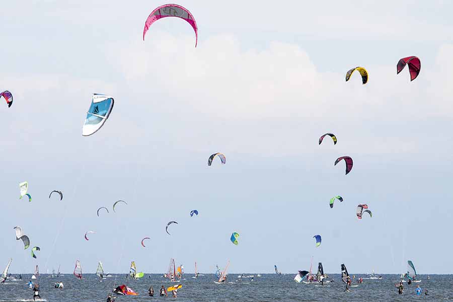 Windsurfing i kitesurfing na Pwyspie Helskim