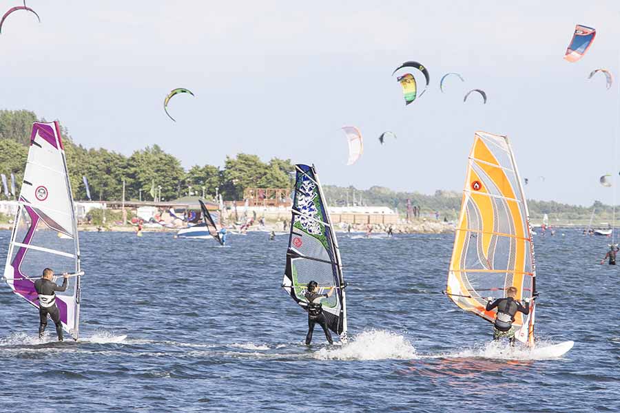 Windsurfing i kitesurfing na Pwyspie Helskim