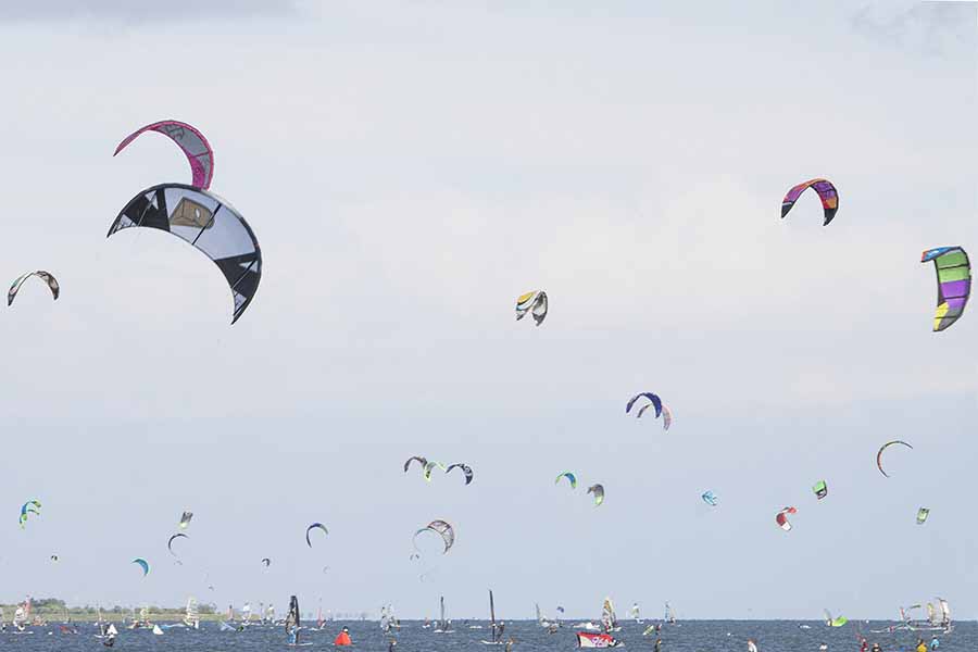 Windsurfing i kitesurfing na Pwyspie Helskim
