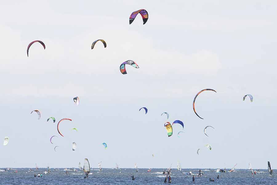 Windsurfing i kitesurfing na Pwyspie Helskim