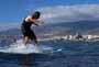 Surfing and bodyboarding on Derecha and Izquierda in Las Americas Tenerife