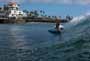 Surfing and bodyboarding on Derecha and Izquierda in Las Americas Tenerife