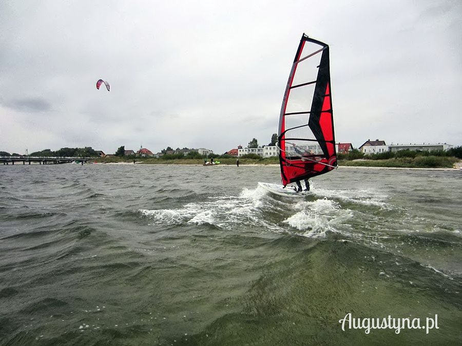 Windsurfing i kitesurfing 22.09.2013 w Jastarni na Pwyspie Helskim