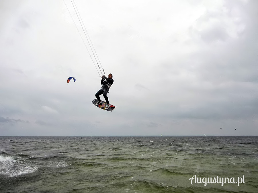 Windsurfing i kitesurfing 22.09.2013 w Jastarni na Pwyspie Helskim