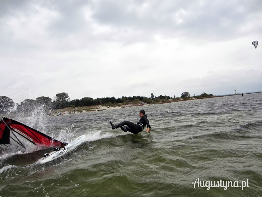 Windsurfing i kitesurfing 22.09.2013 w Jastarni na Pwyspie Helskim