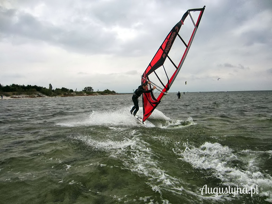 Windsurfing i kitesurfing 22.09.2013 w Jastarni na Pwyspie Helskim