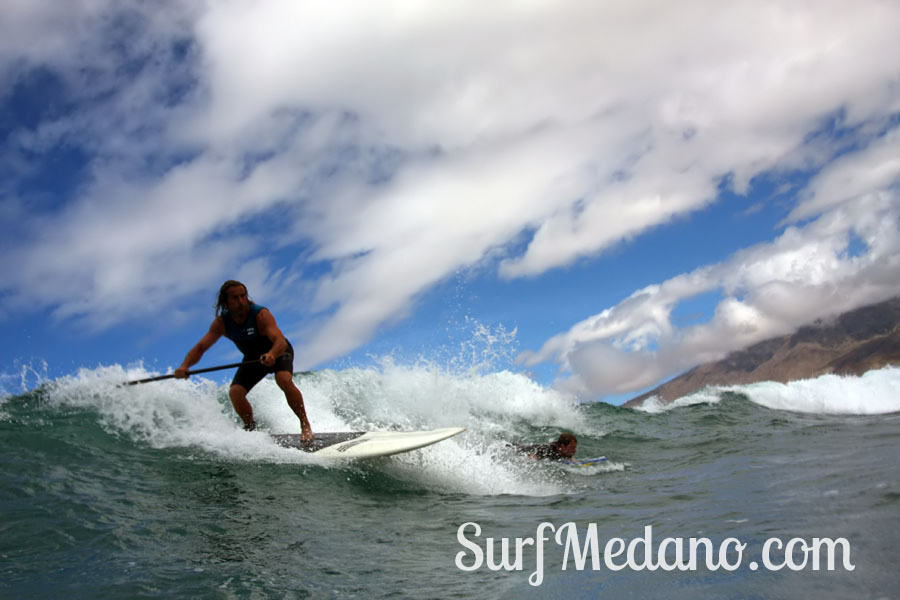 3 in 1 = surfing + kiteboarding + windsurfing in 1 day on Tenerife