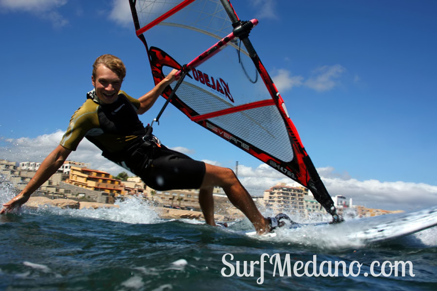 3 in 1 = surfing + kiteboarding + windsurfing in 1 day on Tenerife