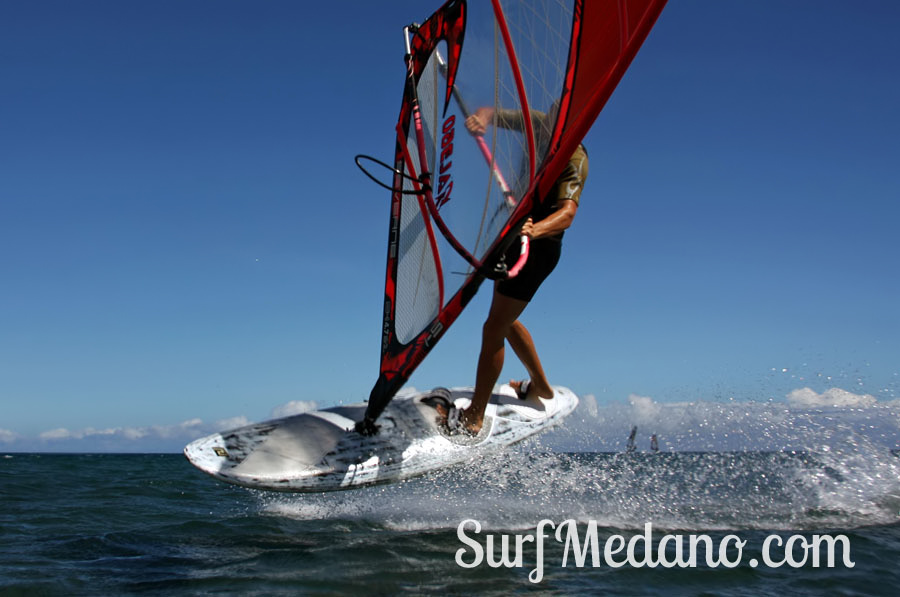 3 in 1 = surfing + kiteboarding + windsurfing in 1 day on Tenerife