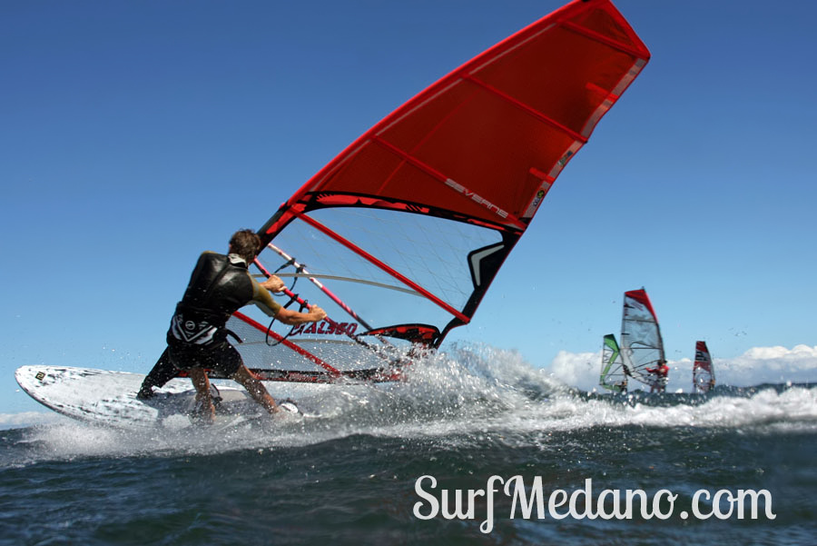 3 in 1 = surfing + kiteboarding + windsurfing in 1 day on Tenerife