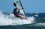 Windsurfing and kitesurfing at Muelle Harbour Wall in El Medano Tenerife