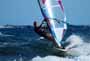Windsurfing and kitesurfing at Muelle Harbour Wall in El Medano Tenerife