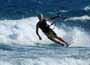 Windsurfing and kitesurfing at Muelle Harbour Wall in El Medano Tenerife